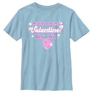 Boy's Ouija Will You Be My Valentine? Yes or No? T-Shirt - 1 of 4