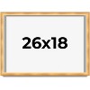 PosterPalooza | Minimalist Shadow Box Brown Picture Frame - UV Acrylic, Backing Board, Hanging Hardware - 2 of 4