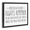 Stupell Industries Follow Your Heart Motivational Quote Casual Phrase, 25" x 31" - 3 of 4