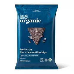 Organic Blue Corn Tortilla Chips - 18oz - Good & Gather™