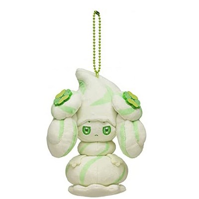 Pokemon 6 Inch Keychain Plush - Alcremie Mawhip A La Mode - Matcha Green