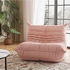 SYFERLORY Soft Beanbag Chair - Memory Foam Floor Sofa for Living Room, Bedroom or Office - Single Seat Lounger with Removable Cover - 2 of 4