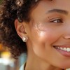 Ross-Simons 7-7.5mm Cultured Pearl and .10 ct. t.w. Diamond Leaf Earrings in 14kt Yellow Gold - 2 of 4