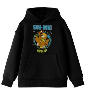 Scooby Doo and Shaggy Youth Black Graphic Hoodie- - 1 of 3