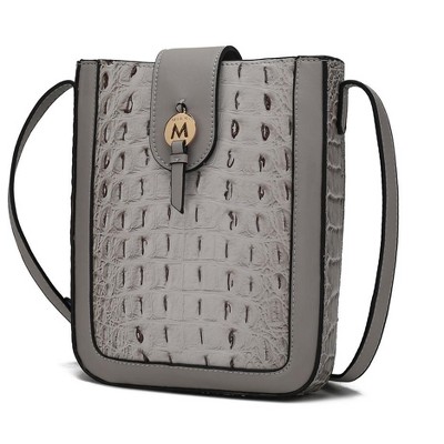 MKF Collection Molly Trendy Vegan Leather Crossbody Bag by Mia K