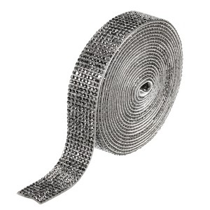 Unique Bargains Self-Adhesive Crafts Decorations Crystal Rhinestone Diamond Ribbons - 1 of 4