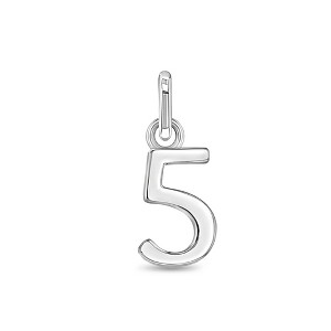Girls' Number Sterling Silver Charms - In Season Jewelry - 1 of 3