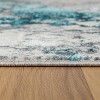 Luxe Weavers Modern Abstract Indoor Area Rug High Low Texture - 4 of 4
