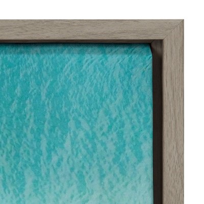 Monterosso Beach Aerial View Framed Canvas Set