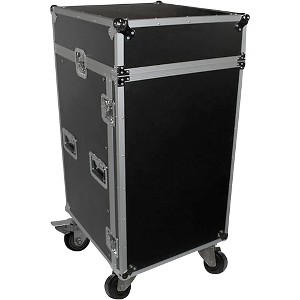ProX T-18MRSS 18U Rack x 10U Top Mixer DJ Combo ATA Flight Case 18 RU Space - 1 of 4