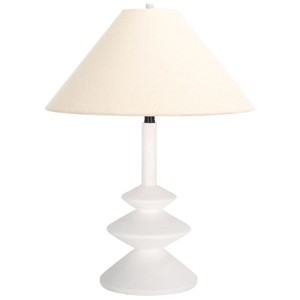 Jessy Table Lamp - 25 Inch Height - TBL7027 - White - Safavieh - 1 of 4