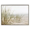 Kate & Laurel All Things Decor Sylvie Calming Beach Grass Framed Canvas by The Creative Bunch Studio - 2 of 4