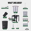 Hike Crew 14-Piece 50,000 BTU Outdoor Propane Turkey Fryer Kit with Igniter, 30qt & 10qt Pots & More - 2 of 4