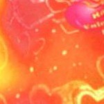 valentine hearts orange