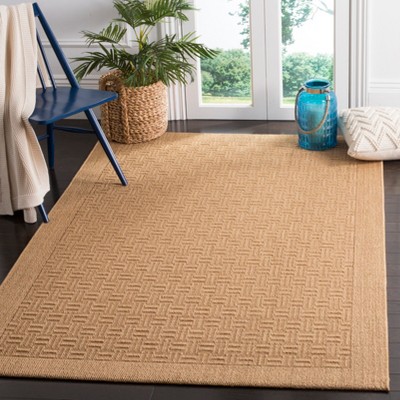 Maize Geometric Sisal and Jute 8' x 10' Handmade Area Rug