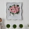 Nearly Natural 14-in Rose Bush Artificial Flower (Set of 6), Pink - 2 of 4