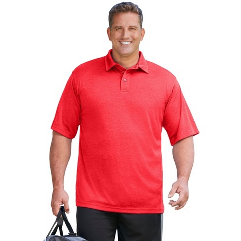 Big and tall moisture wicking polo shirts best sale