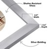 Americanflat Picture Frame with Oval Mat Insert and Shatter-Resistant Glass - Signature Collection - Photo Frame for Wall Display - 3 of 4