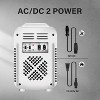 GreenEver Mini Fridge 4L/6 Can Portable Cooler & Warmer for Skincare, Beverages, Food, Cosmetics, Compact Freon-Free Refrigerator, White - 3 of 4