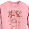 Boys' - Winnie the Pooh - Pooh Wishes A Beary Christmas Graphic Long Sleeve Fleece Sweatshirt - 2 of 3