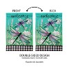 Evergreen Dragonflies and Wildflowers Garden Linen Flag 12.5 x 18 Inches Indoor Outdoor Decor - 3 of 4