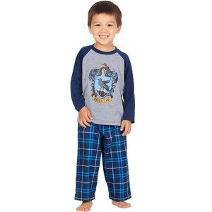 Harry Potter Boys' Raglan Shirt And Plaid Pajama Pants Set - 1 of 3