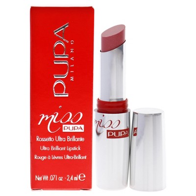 Miss Pupa Ultra Brilliant Lipstick - 101 Nude Rose by Pupa Milano for Women - 0.071 oz Lipstick
