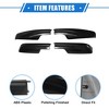 Unique Bargains Car Roof Rack Side Rails End Cover Cap Compatible for Toyota Highlander 2001-2007 Black 4pcs - 4 of 4