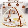 Tummy Time Play Mat w/ 9 Detachable Toys - Sensory & Motor Skill Development for Babies 0-18M, Non-Slip - 2 of 4