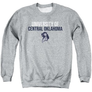 University of Central Oklahoma Official Stacked Adult Crewneck Sweatshirt - 1 of 4