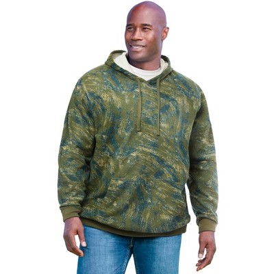 KingSize Men's Big & Tall Fleece Pullover Hoodie Tall
