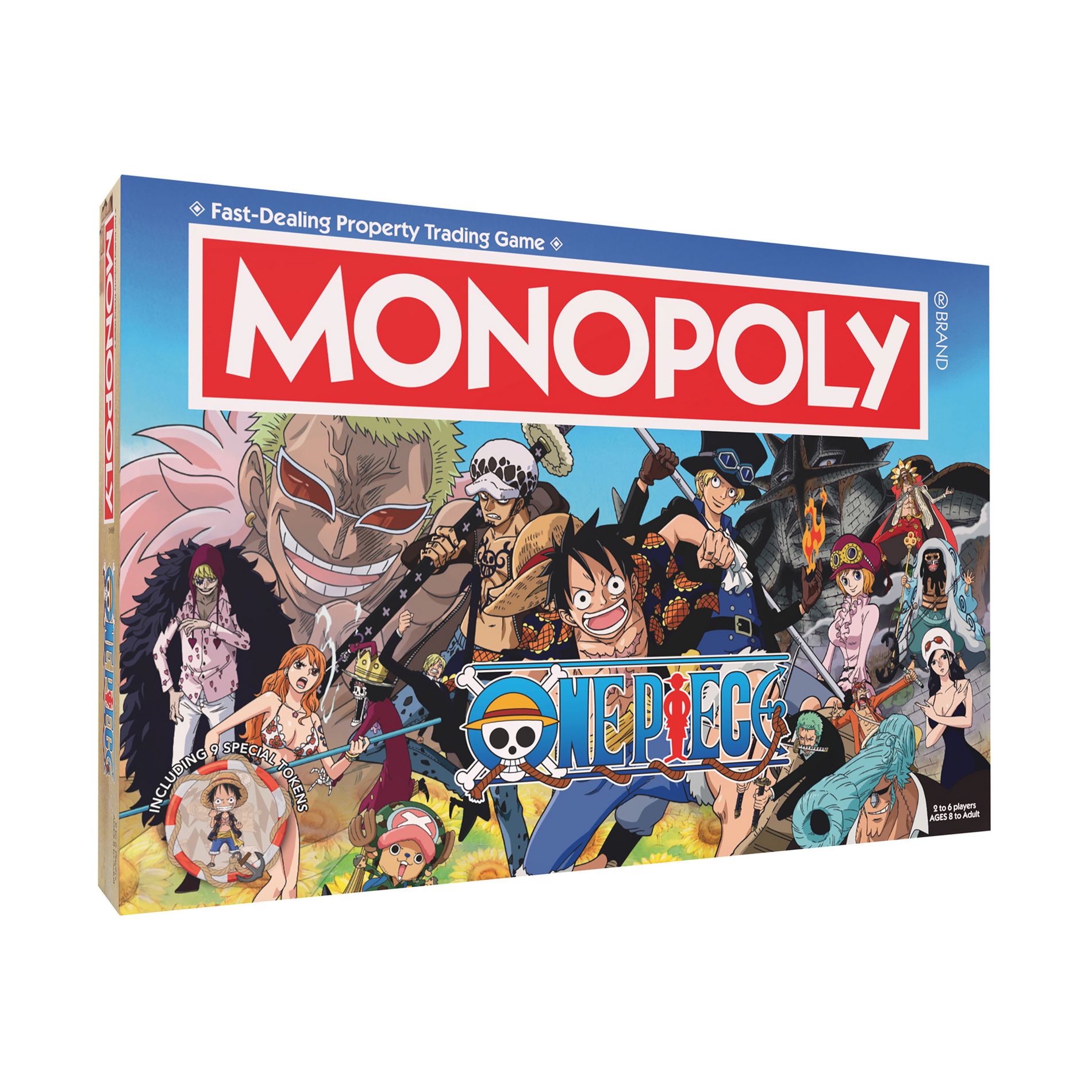 MONOPOLY: One Piece - Strategy Board Game, Ages 8+, Manga & Anime