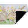 Stupell Industries Easter Bunnies in Grass Printed Outdoor Door Mat, design by Lee Ann Sanders, 18"x30" - 2 of 4