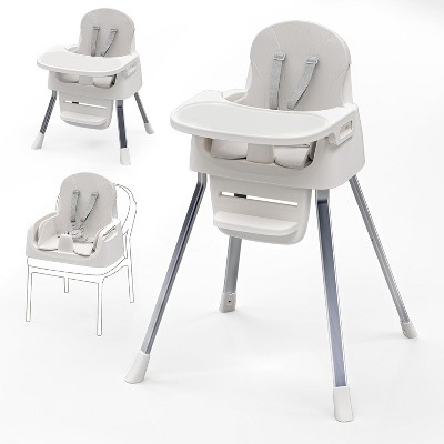ONOIDM Portable Baby Highchair for Infants and Toddlers with 5 Point Harness Convertible Seat for Feeding and Sitting Up
