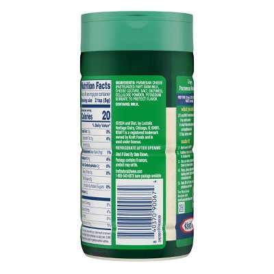 Kraft 100% Grated Parmesan Cheese - 8oz