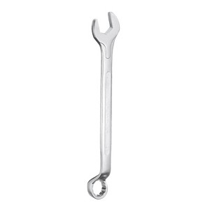 Unique Bargains CR-V Steel Nickel Plated Metric 12-Point Box End Combination Wrench - 1 of 4