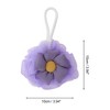 Unique Bargains Sunflowers Bath Shower Loofah Sponge 1 Pc - 2 of 4