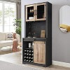 SAINTCY Farmhouse Coffee Bar Cabinet - 4 of 4