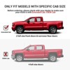 TruAIR 6" Aluminum Running Boards - Black Side Steps forChevy Silverado 1500 Cab, Pair - 3 of 4