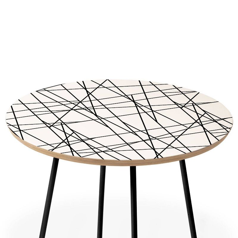 Gabriela Fuente Architecture Side Round Table Black - Deny Designs, 5 of 7