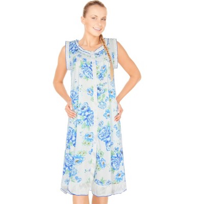 JEFFRICO Womens Sleeveless Nightgowns Sleepwear Soft Pajama Dress Nightshirts