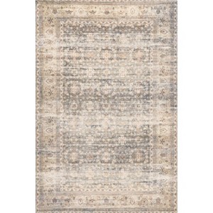 Nuloom Lesley Oriental/Persian 8x10 Indoor Area Rug for Living Room Bedroom Dining Room Kitchen, Beige/Ivory - 1 of 4