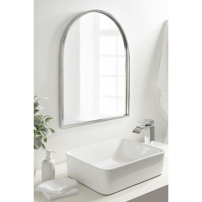 Rowla Silver Arched Vanity Wall Mirror 24x32