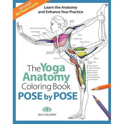 Pose by Pose, 2 - (The Yoga Anatomy Coloring Book) by  Kelly Solloway (Paperback)