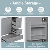 TIRAMISUBEST 30" Bathroom Vanity with Ceramic Sink, Freestanding Bathroom Vanity Cabinet with 1 Door with Shelf and 3 Drawers, 1 Soft Close Door - 4 of 4