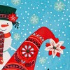 Evergreen Garden Flag Gnome Snowman Applique Double Sided Indoor Outdoor Decor 18" x 12.5" - 3 of 3