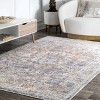 Nuloom Vintage Toni Medallion Fringe Vintage Indoor Area Rug - Blue 5x7 - 2 of 4