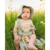Deux par Deux Boy Printed Muslin Shortall and Organic Cotton Onesie Set Sage Monkey and Off-White - 2 of 4