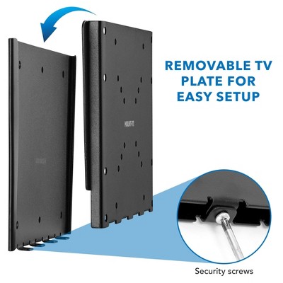 Heavy Gauge Steel Low Profile Fixed TV Wall Mount for 23"-42" Screens
