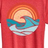 Women's - Instant Message - Wave Scene Short Sleeve Graphic T-Shirt - 2 of 4